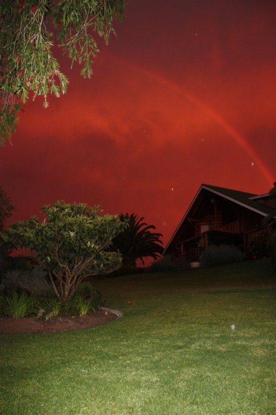 Sunset and Rainbow